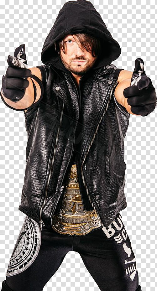 AJ Styles Bullet Club IWGP Heavyweight Champ transparent background PNG clipart