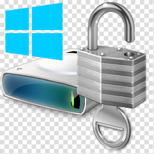 Padlock, Bitlocker, Windows 10, Encryption, Windows 8, Windows 7, Features New To Windows 10, Windows Vista transparent background PNG clipart