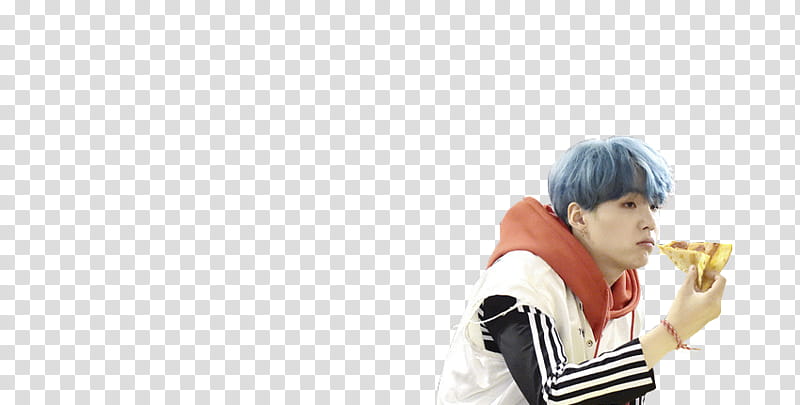 BTS BTS x Dispatch, man eating pizza transparent background PNG clipart