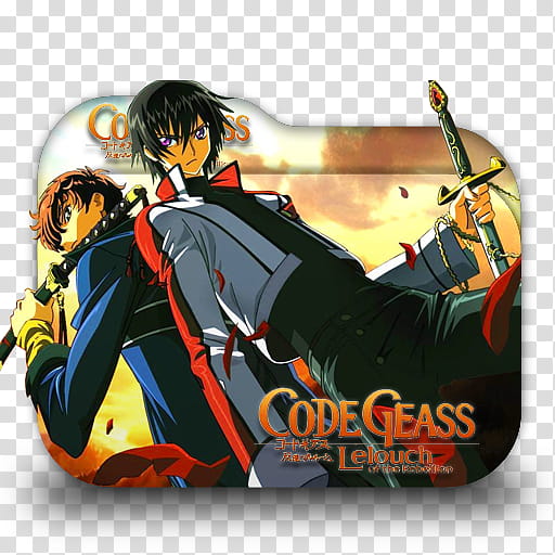 Code Geass R R and R Anime Folder Icons, Code Geass v , Code Geass LeLouch anime transparent background PNG clipart