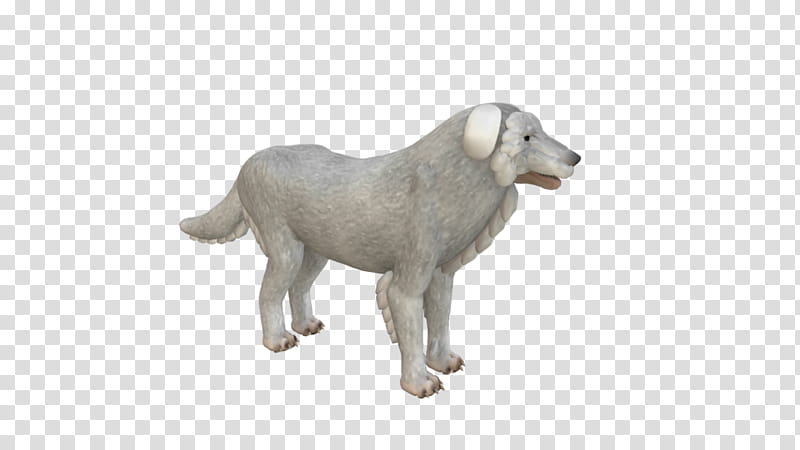 SPORE creature: Maremma Sheepdog transparent background PNG clipart