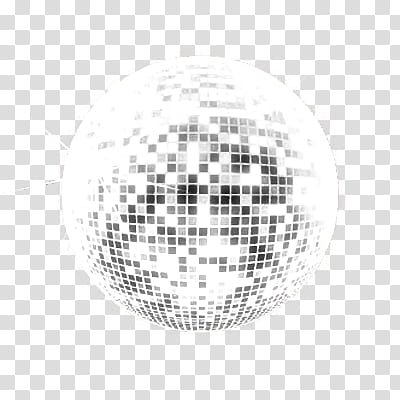 , round white mirror ball transparent background PNG clipart