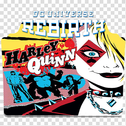 DC Rebirth Icon Folders Vol , Harley Quinn  transparent background PNG clipart