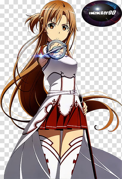 Yuuki Asuna render transparent background PNG clipart