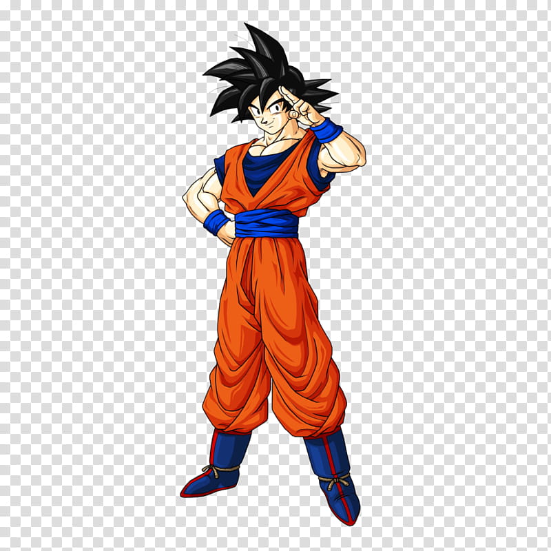 Super Goku De Dragon ball z ByAgus,  transparent background PNG clipart