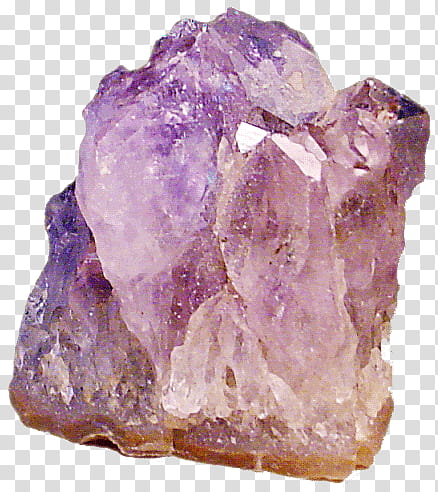 Gemstones, purple geode fragment transparent background PNG clipart