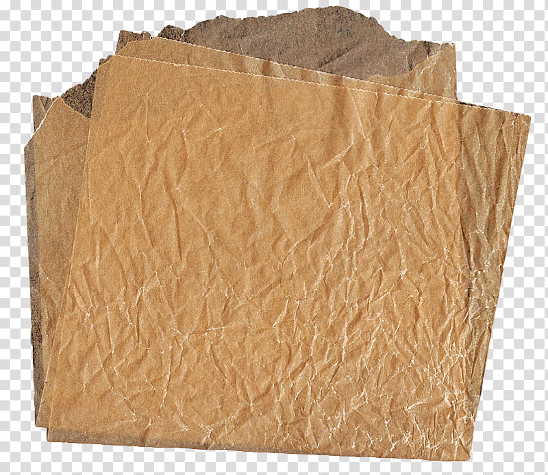 folded brown paper transparent background PNG clipart