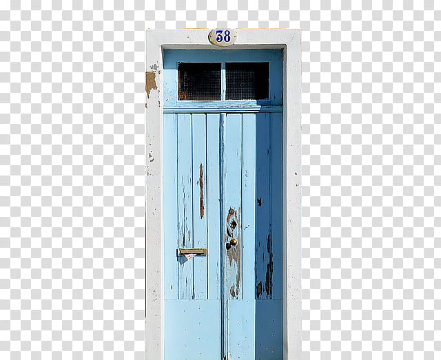 Doors, blue wooden  closed door transparent background PNG clipart