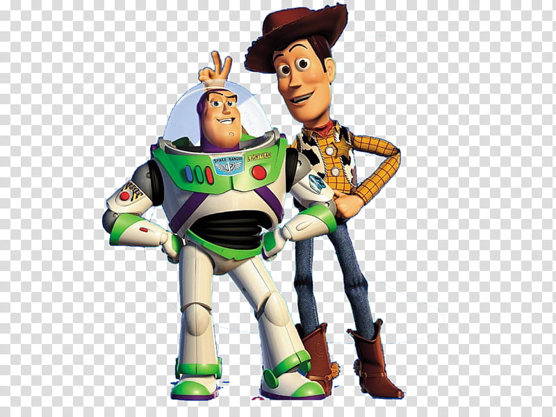 Toy Story, Toy Story Buzz Lightyear and Sheriff Woody transparent background PNG clipart