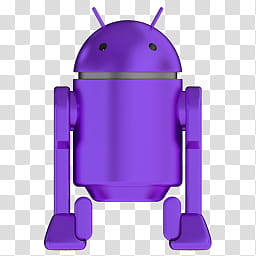 Android D Icons And Blender D Model Set , Android-DIconPurple- transparent background PNG clipart