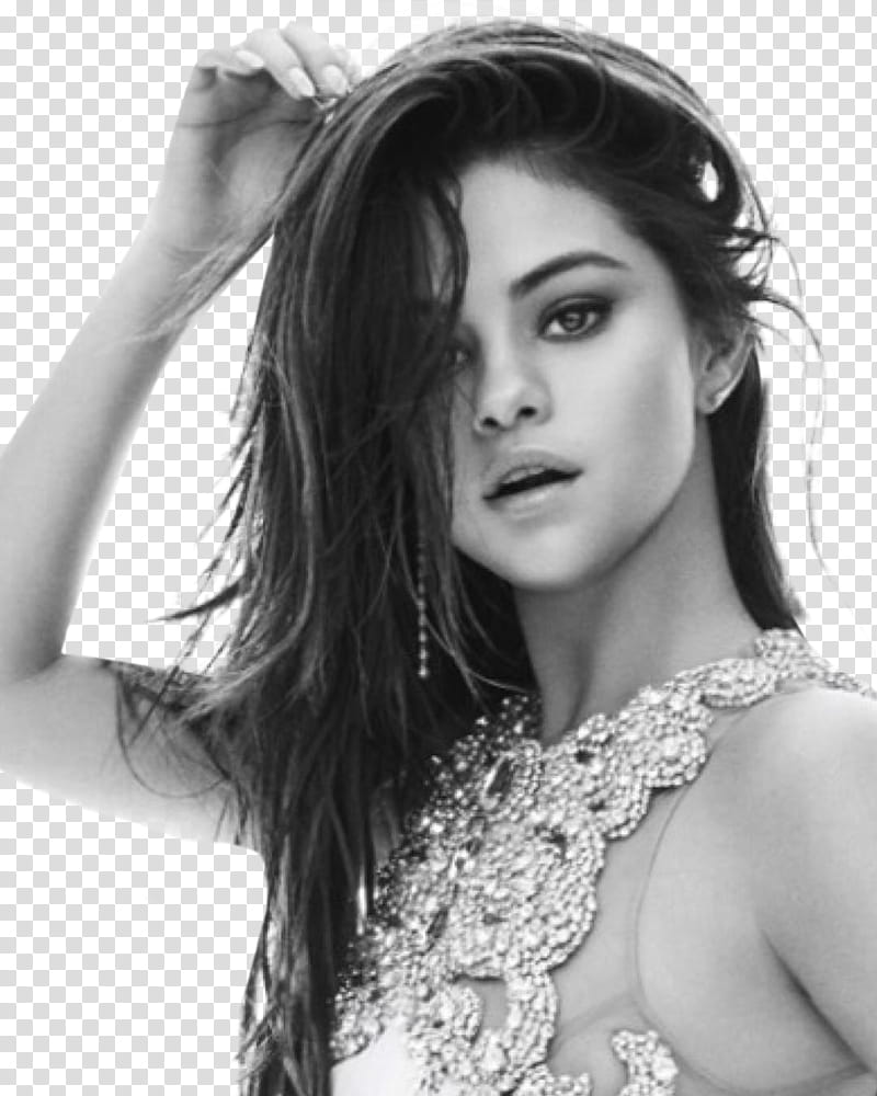 Selena Gomez, Selena Gomez holding her hair transparent background PNG clipart