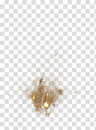 Fantasy Fractal Glow Grass, gold dusts transparent background PNG clipart