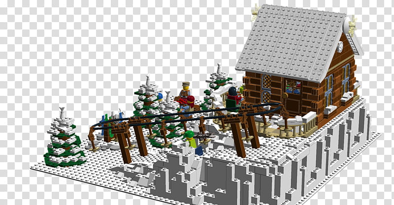 Winter House, Lego, Lego Ideas, Winter
, Snow, Project, Skiing, Building transparent background PNG clipart