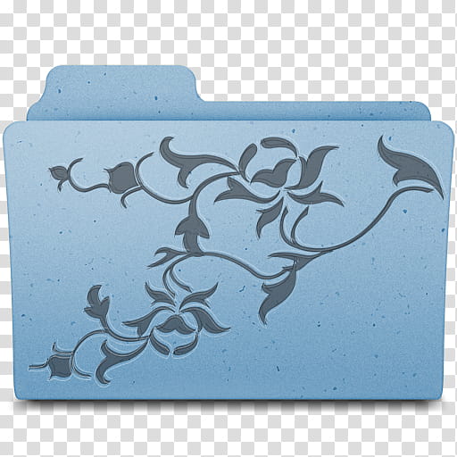 Flowers Folders , blue and black floral printed folder illustration transparent background PNG clipart