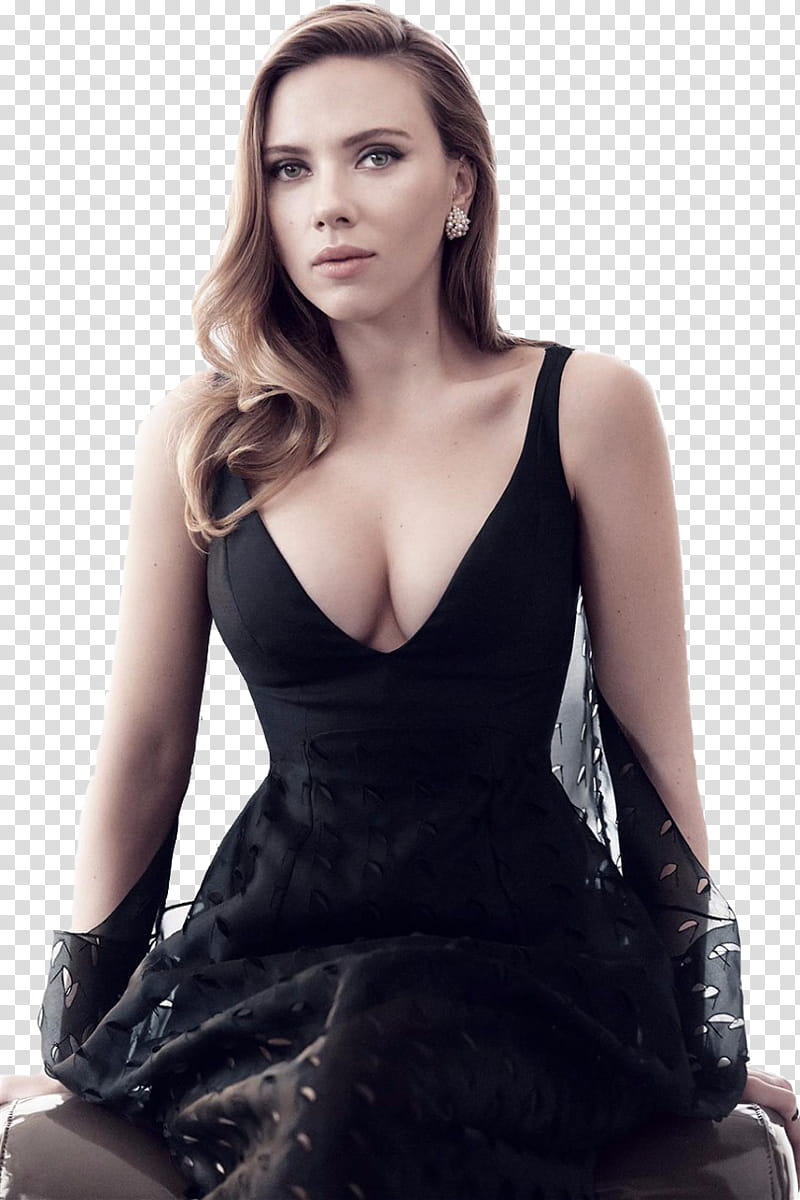 Scarlett Johansson ,  transparent background PNG clipart