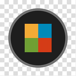 Circular Icon Set, AVG, Microsoft Windows logo transparent background PNG clipart
