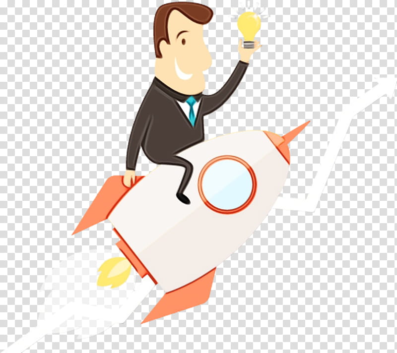 Watercolor, Paint, Wet Ink, Rocket, Flight, Rocket Launch, Spacecraft, Takeoff transparent background PNG clipart