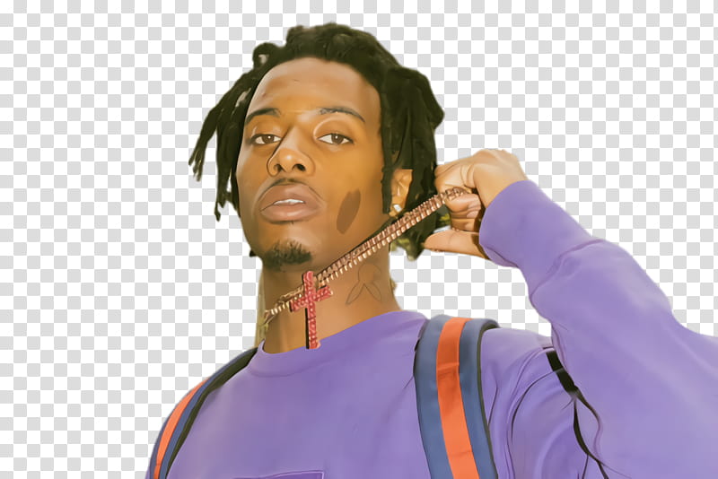 playboi carti in purple background wearing chains on neck hd music