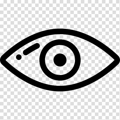 Eye Symbol, Human Eye, Medicine, Ophthalmology, Blinking, Nearsightedness, Physician, Line Art transparent background PNG clipart