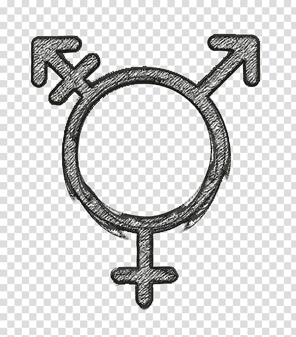 equality icon female icon gender icon, Sexual Orientation Icon, Transgender Icon, Symbol, Cross, Metal, Silver transparent background PNG clipart