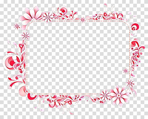 frame, Pink, Text, Heart, Ornament, Frame transparent background PNG clipart