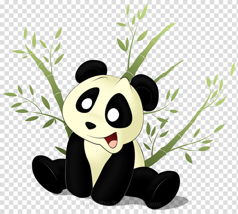 Bamboo, Giant Panda, Bear, Drawing, Tropical Woody Bamboos, Cartoon, Plant, Animation transparent background PNG clipart