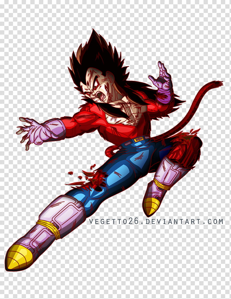 Vegeta GT SSJ transparent background PNG clipart