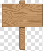 hermosos, brown wooden signiage transparent background PNG clipart