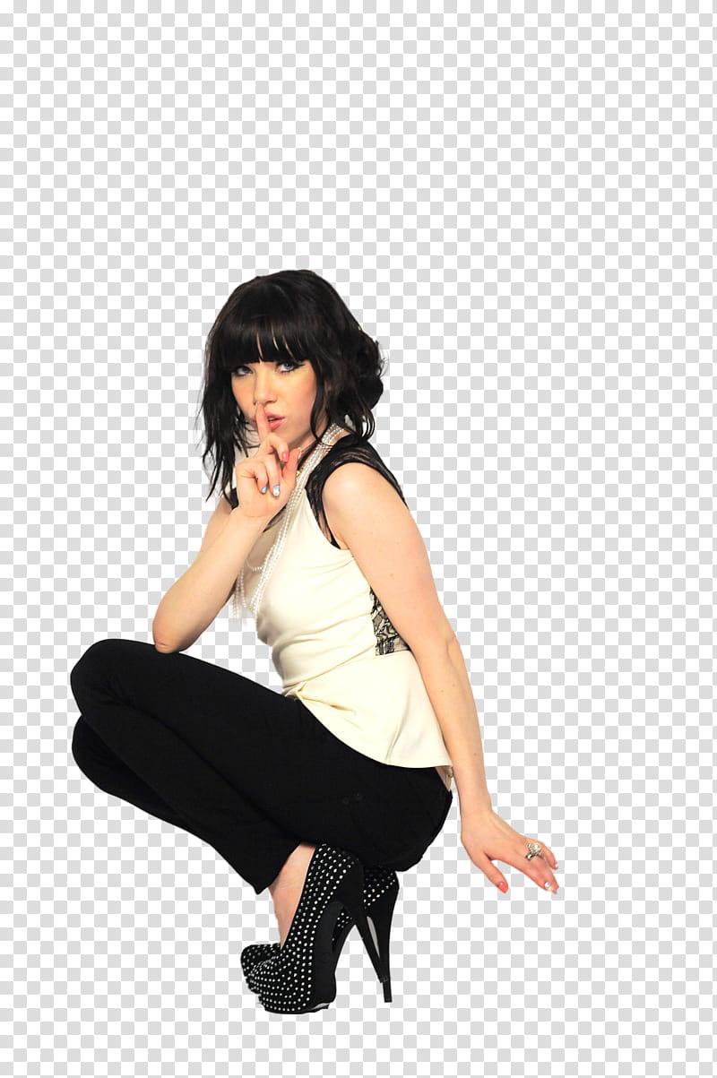 Carly Rae Jepsen, woman wearing blouse transparent background PNG clipart