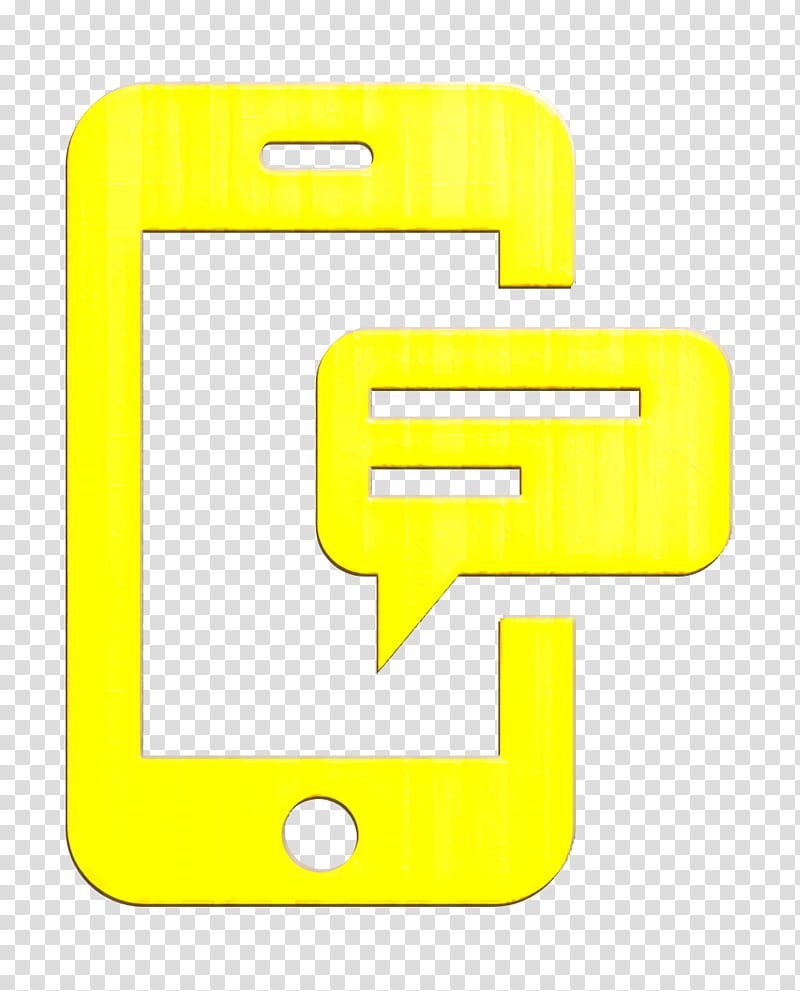 chat icon communication icon message icon, Mobile Icon, Send Icon, Yellow, Text, Line, Symbol, Material Property transparent background PNG clipart