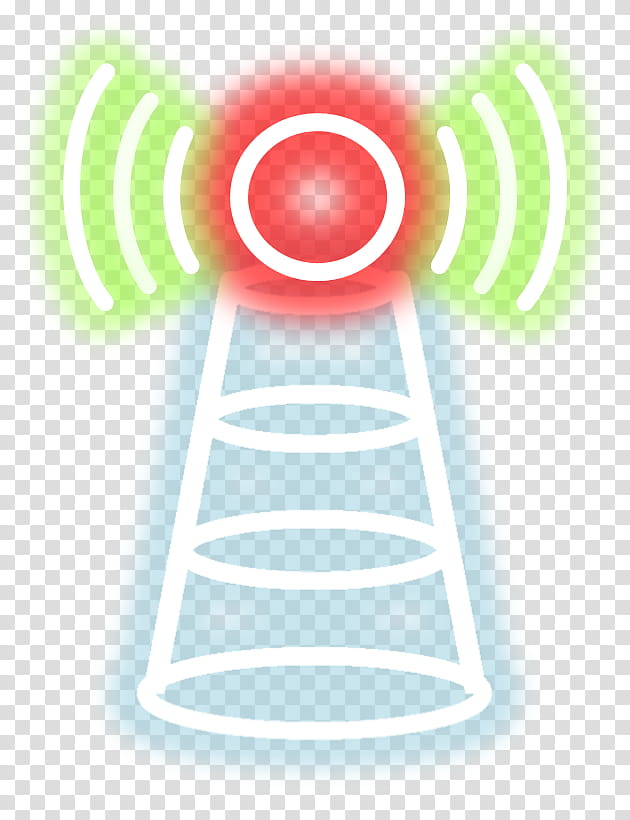 Glow In The Dark v , tower with red light transparent background PNG clipart