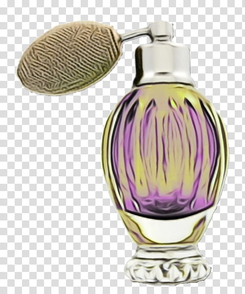 perfume violet purple soap dispenser cosmetics, Watercolor, Paint, Wet Ink, Plant, Glass, Bathroom Accessory, Iris transparent background PNG clipart