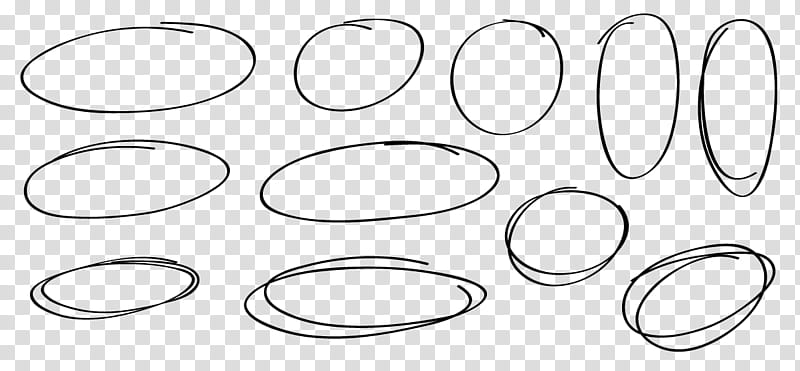 Curling Brushes, black circles transparent background PNG clipart