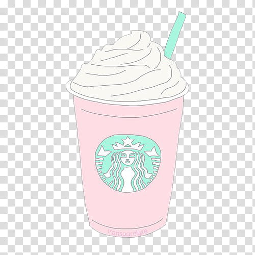 Pastel s, Starbucks drink illustration transparent background PNG clipart