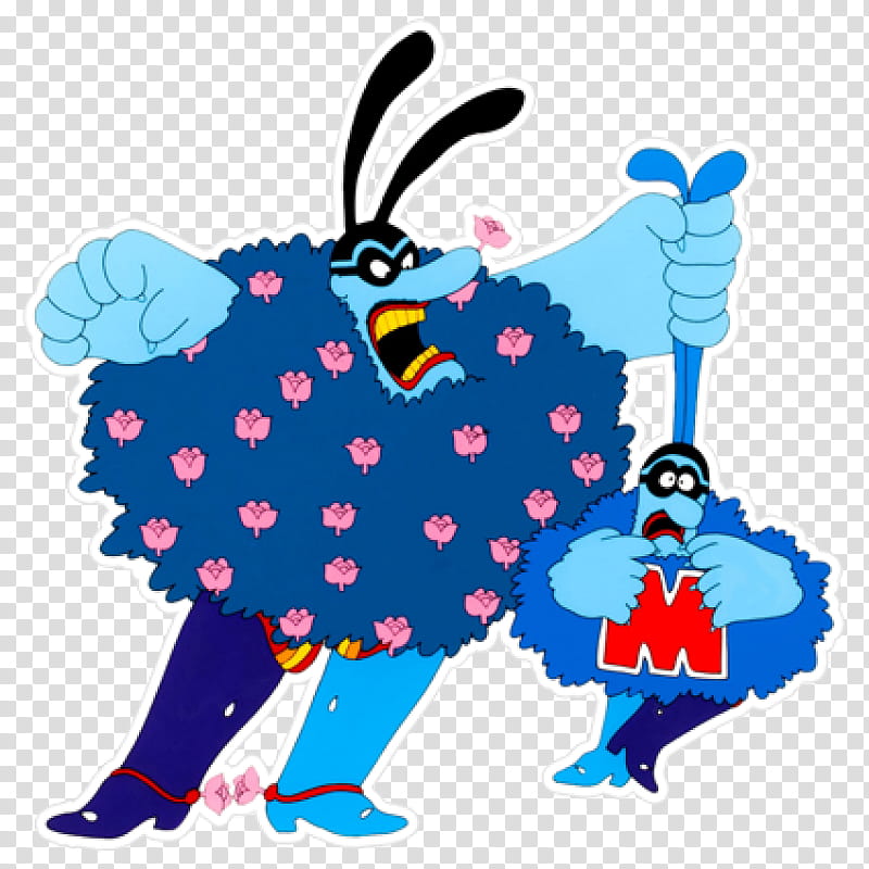 Paul George, Chief Blue Meanie, Blue Meanies, Beatles, Animation, Film, Character, Artist transparent background PNG clipart