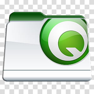 Program Files Folders Icon Pac, Quark Folder, green and white folder icon transparent background PNG clipart