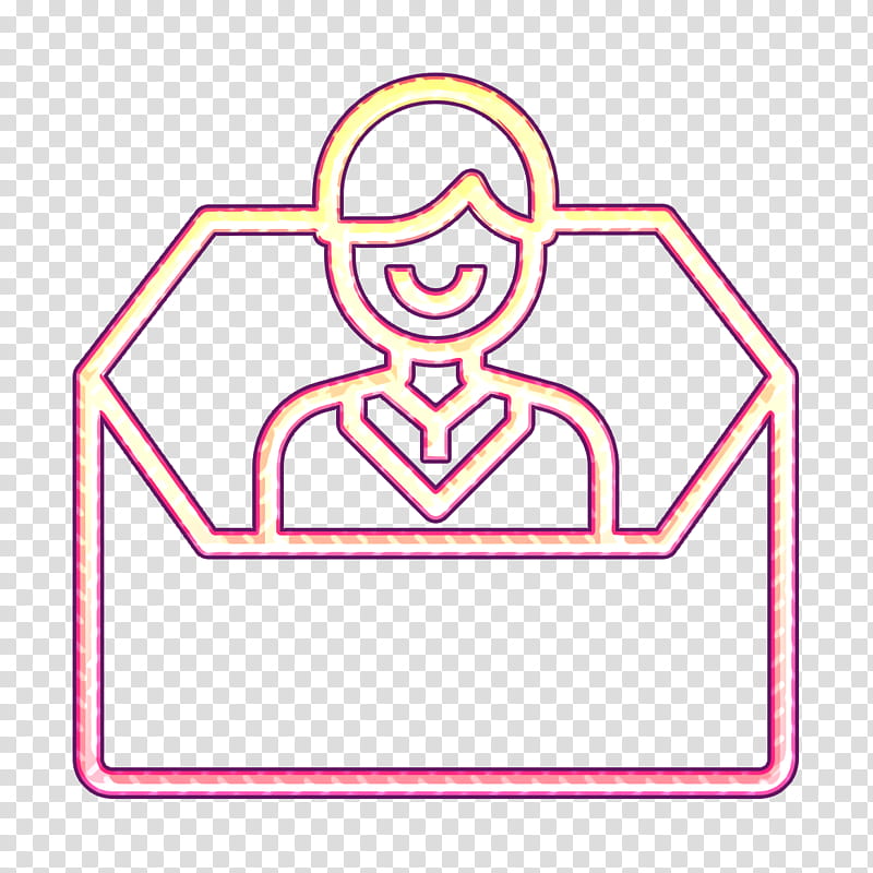Contact us icon Contact And Message icon Support icon, Pink, Line Art, Magenta, Sticker transparent background PNG clipart