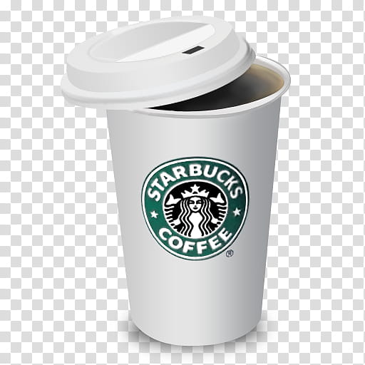 FOOD, white Starbucks Coffee disposable cup illustration transparent background PNG clipart