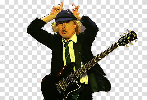 angus young transparent background PNG clipart