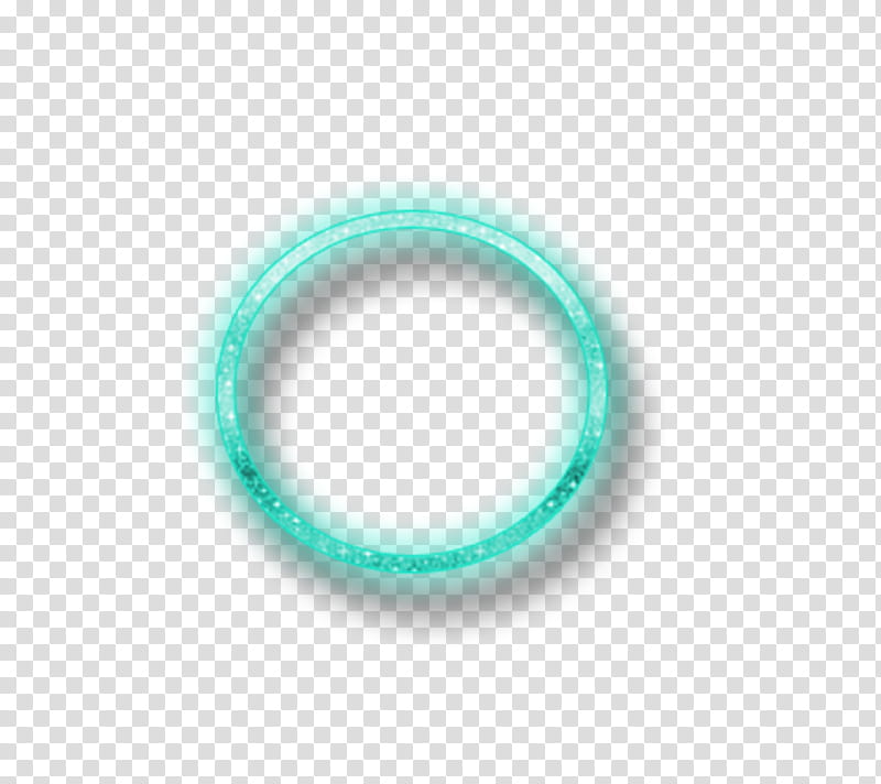 luces de neon, teal LED ring transparent background PNG clipart