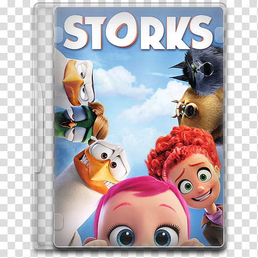 Movie Icon Mega , Storks, Storks case transparent background PNG clipart