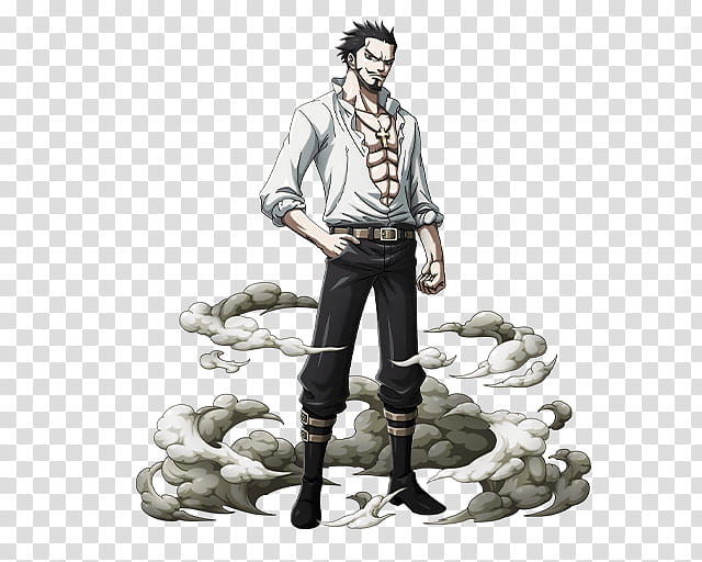 Dracule Mihawk AKA Taka no Me, One Piece character transparent background PNG clipart