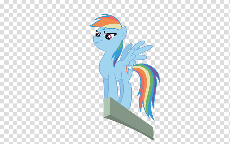 Rainbow Dash on ledge, My Little Pony Rainbow Dash character transparent background PNG clipart