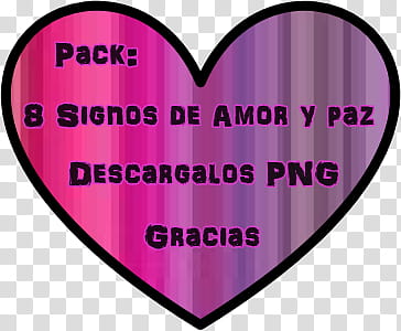 Signos Amor y Paz transparent background PNG clipart