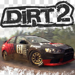 DiRT  icon for dock, DiRT  Mitsubishi Lancer Evolution X transparent background PNG clipart