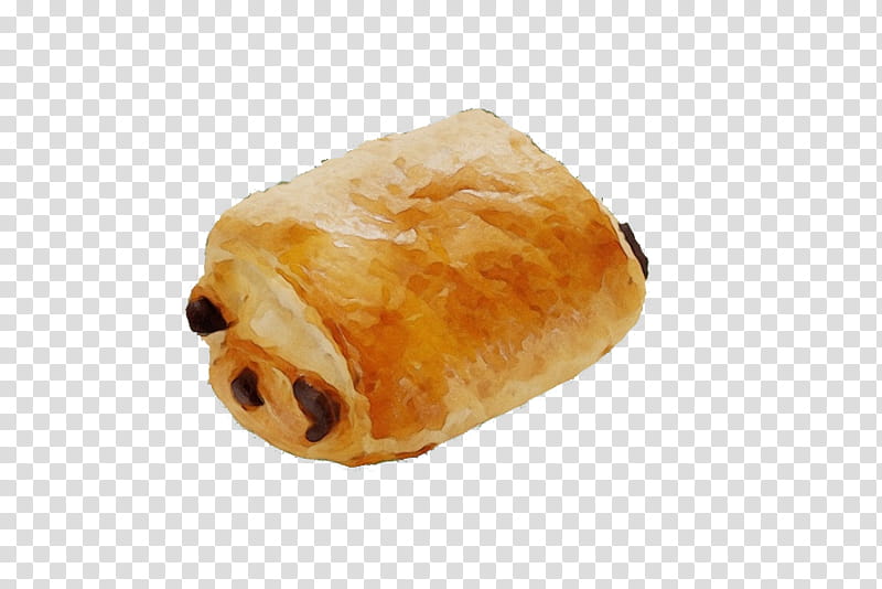 food pain au chocolat cuisine dish cheese roll, Watercolor, Paint, Wet Ink, Baked Goods, Ingredient, Pastry, Sausage Roll transparent background PNG clipart