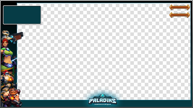 Paladins stream overlay by AntonMiner on DeviantArt