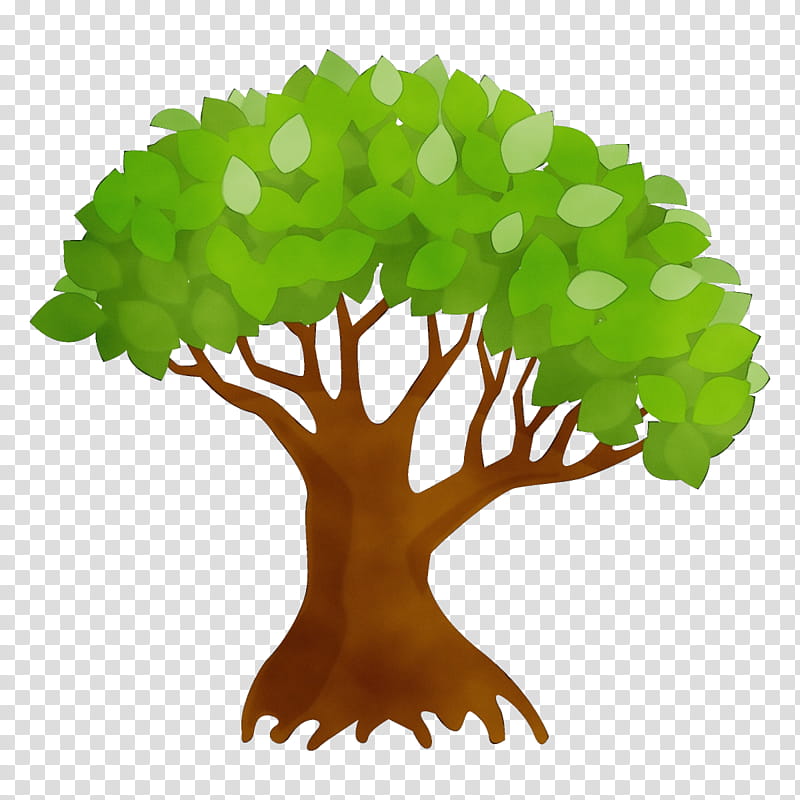 Arbor day, Watercolor, Paint, Wet Ink, Green, Leaf, Plant, Tree transparent background PNG clipart