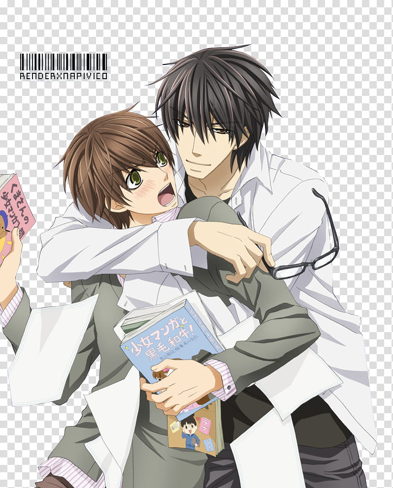 TakanoxRitsu SIH , man hugging another man from behind transparent background PNG clipart