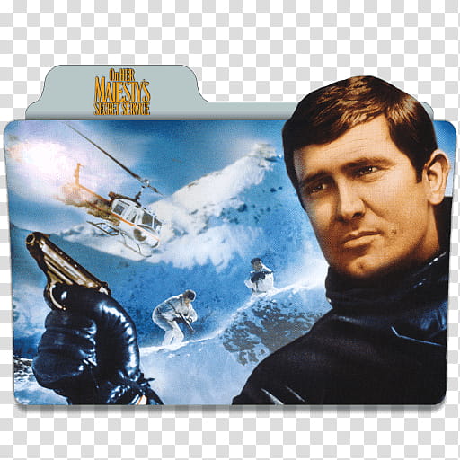 James Bond Series Folder Icons, () On Her Majesty's Secret Service v transparent background PNG clipart
